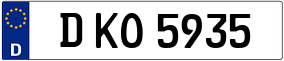 Truck License Plate